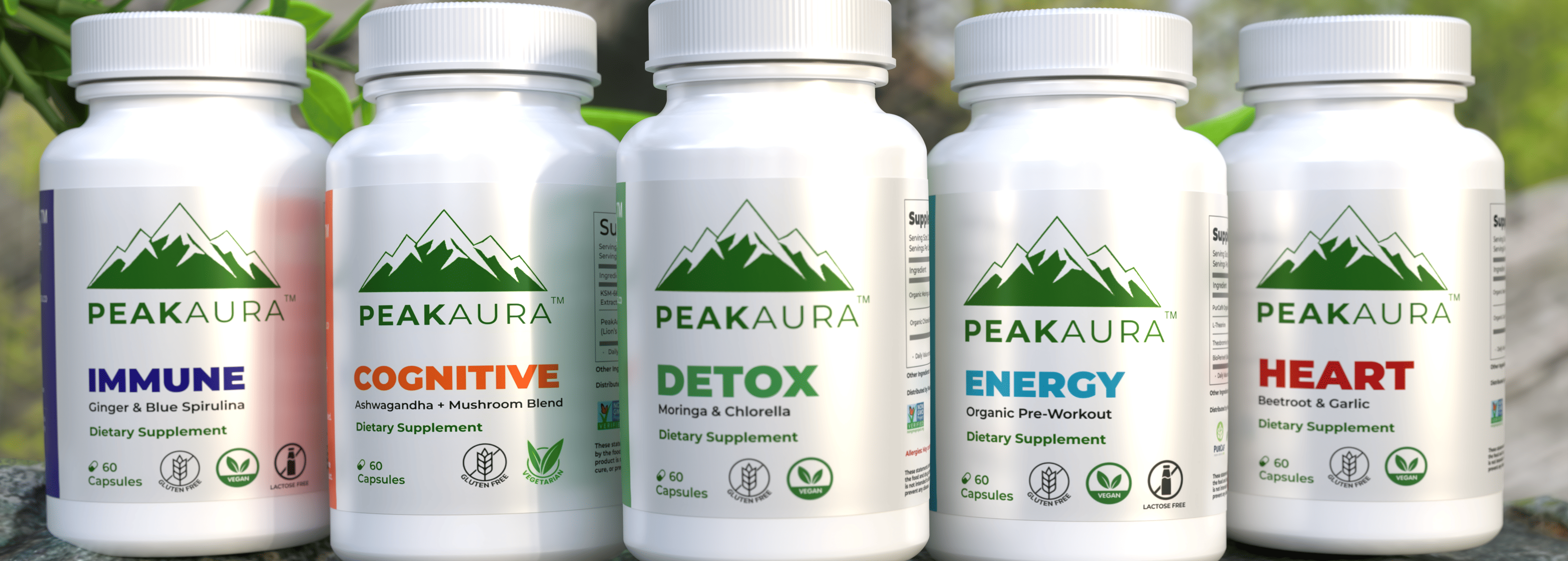 PeakAura Supplements Collection